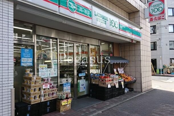 コンビニ　ローソンストア100江東森下三丁目店（コンビニ）まで88m