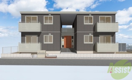 建物外観　仙台市若林区荒井鱗谷地「ルーチェ・ブリエ」