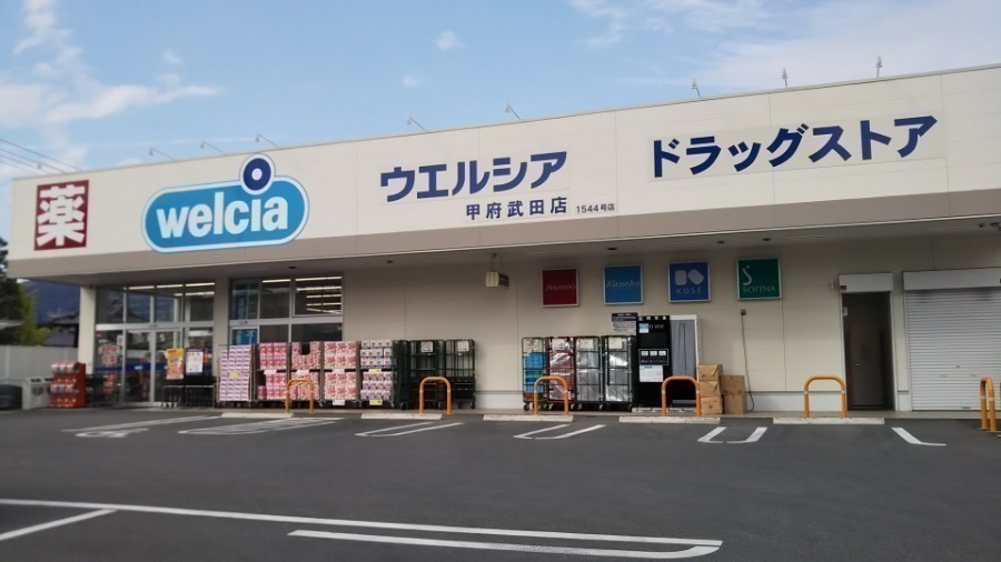 ドラックストア　ウエルシア甲府武田店（ドラッグストア）まで609m