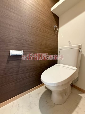 トイレ　ゆったりとした空間のトイレです
