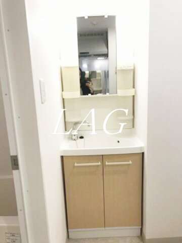 洗面設備　洗面台です。