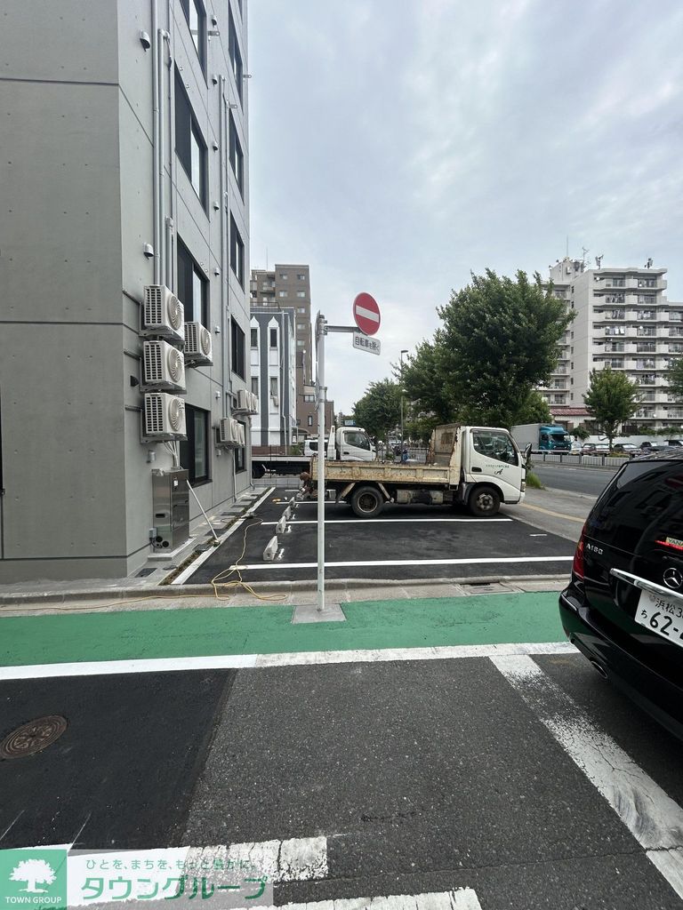 駐車場　眺望