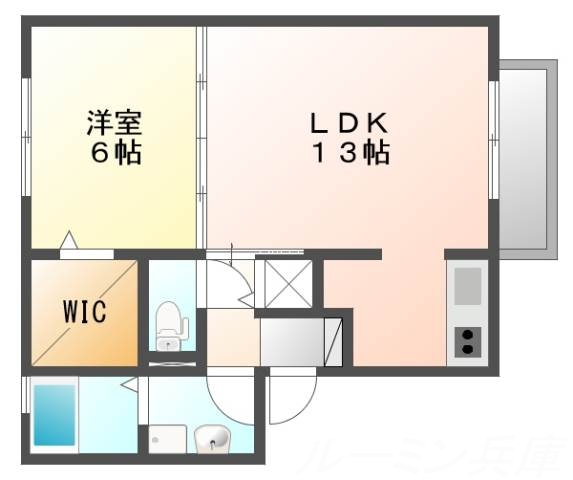 ラフィーネ林2の間取り写真