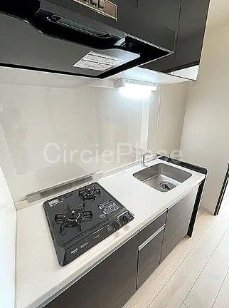 キッチン　２口ガスシステムキッチン