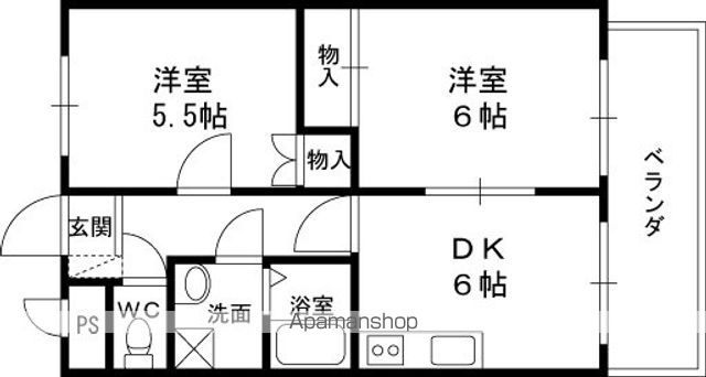 ＪＲ東海道本線 甲子園口駅 徒歩1分 5階建 築29年の間取り写真