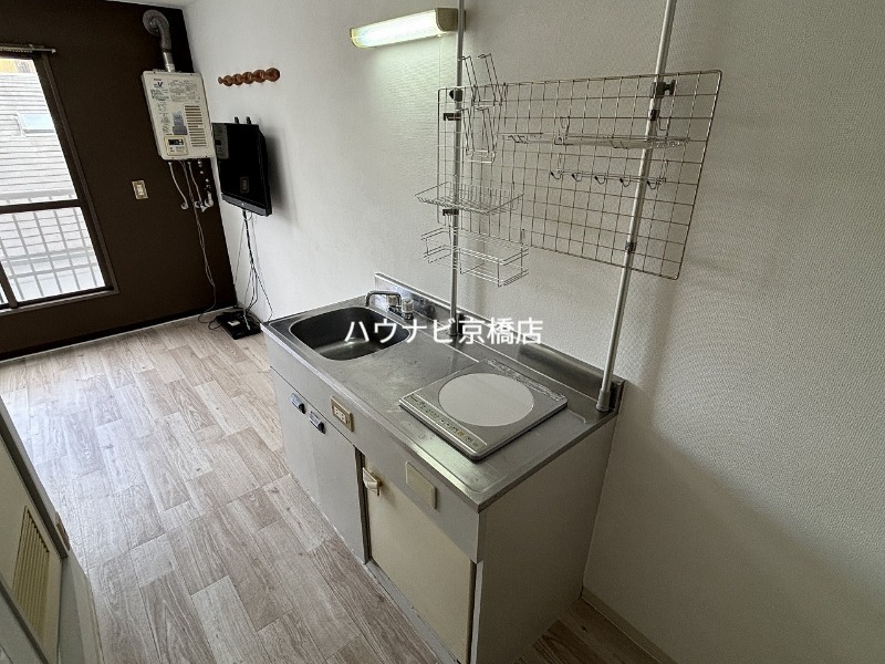 京阪本線 関目駅 徒歩4分 6階建 築39年のキッチン写真