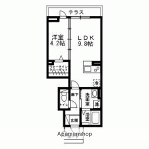 小田急小田原線 相武台前駅 徒歩13分 2階建 築3年の間取り写真