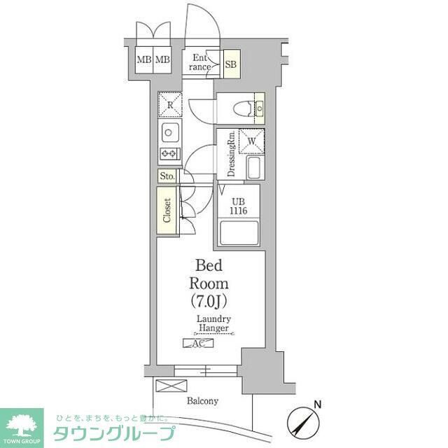 テラス月島の間取り写真