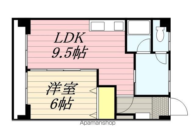 西荘ビルの間取り写真