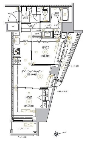 RELUXIA 墨田八広の間取り写真