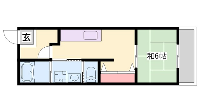メトレス福田Iの間取り写真