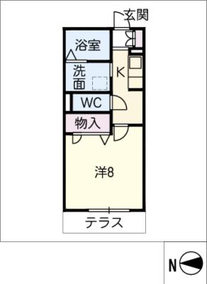 セピアコート N棟の間取り写真