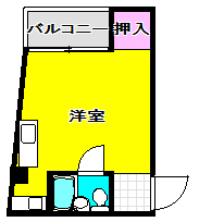 タカラマンションの間取り写真