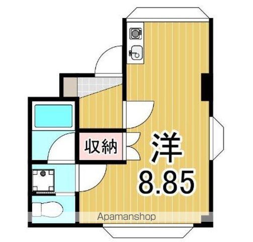 ＪＲ常磐線 綾瀬駅 徒歩10分 5階建 築33年の間取り写真