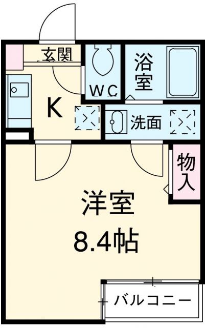 クレフラスト矢田 B棟の間取り写真
