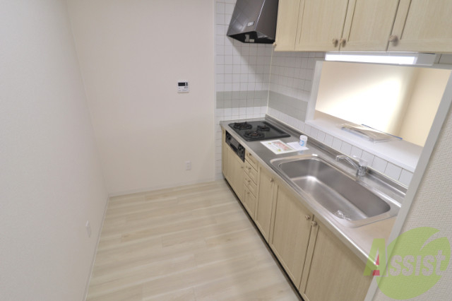 キッチン　３．６帖！収納たっぷり！３口コンロとグリル付！