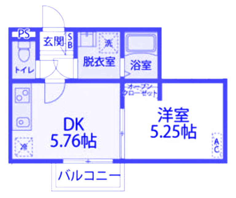 カインドネス北浦和の間取り写真