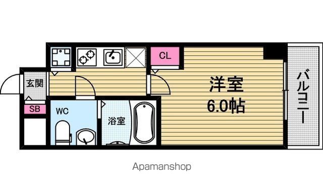 S-RESIDENCE北浜の間取り写真