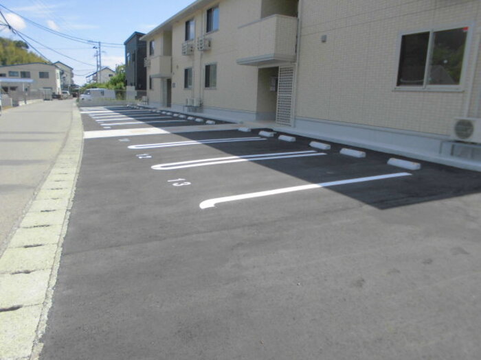 駐車場　駐車場＆前面道路