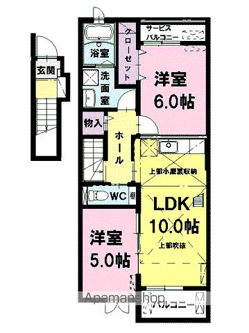 ＪＲ東海道本線 稲沢駅 徒歩27分 2階建 築16年の間取り写真