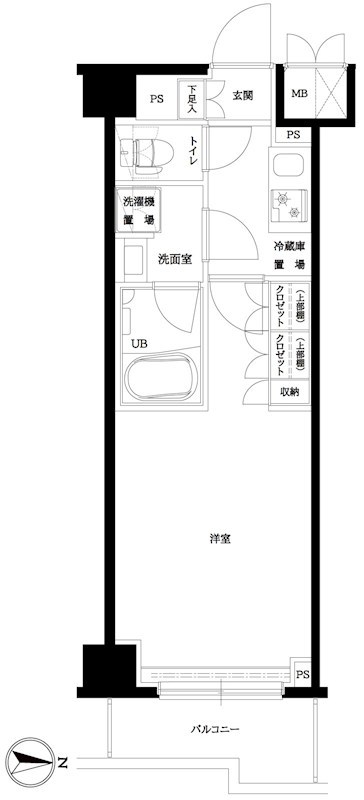 ルーブル武蔵新城六番館の間取り写真