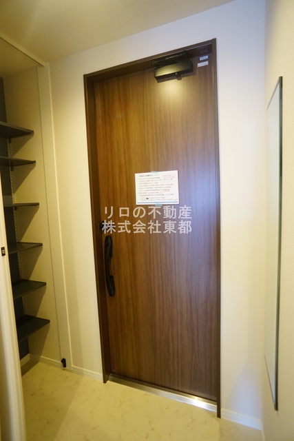玄関　下駄箱付なので、玄関はいつでもスッキリ片付きますね☆