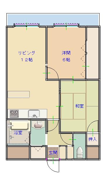 セントラルヒルズ桐生の間取り