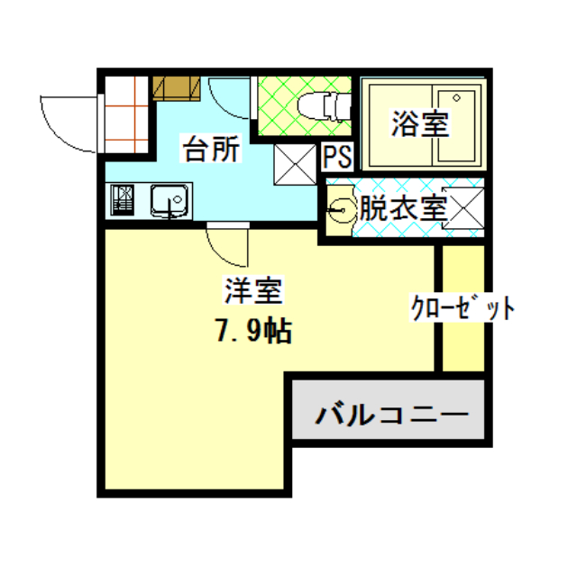 地下鉄名城線 大曽根駅 徒歩11分 2階建 築21年の間取り写真
