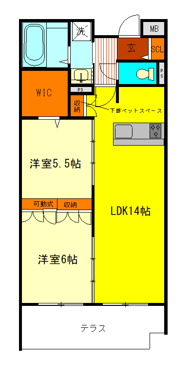 M’s Court国分寺の間取り写真