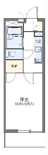 レオパレスヴィクトワールの間取り