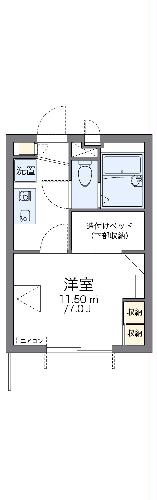 レオパレス南花園Ｊ１の間取り