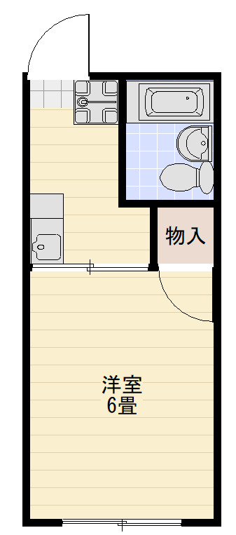 シティハイム中田Aの間取り