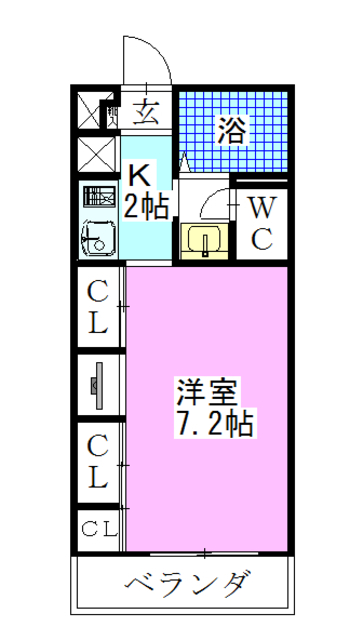 リブリ栄町の間取り