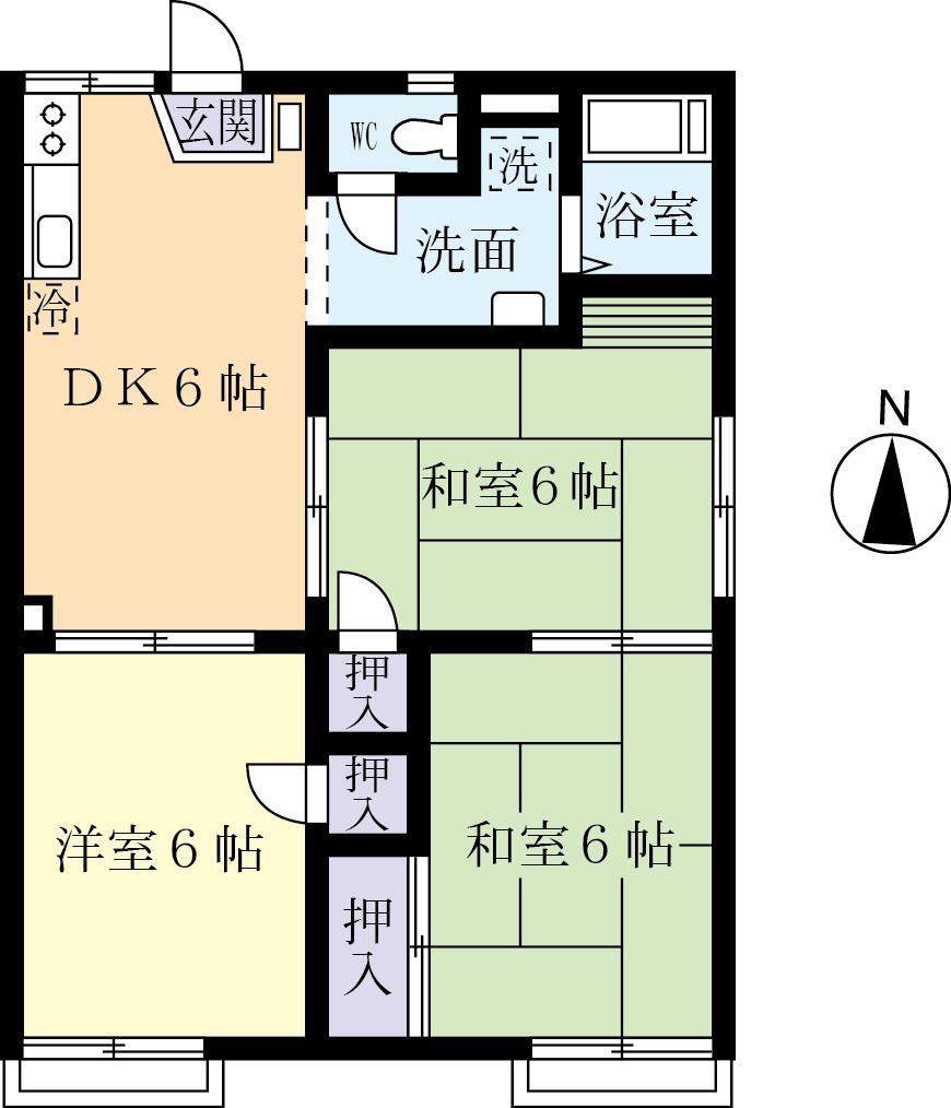 サンコーポ１_間取り_0