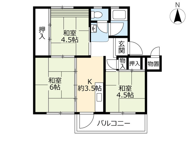 ＵＲ鳴子の間取り