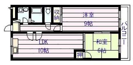 パティオ国分の間取り