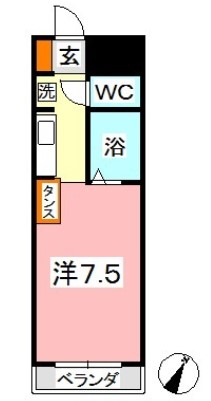 フォーバスIの間取り