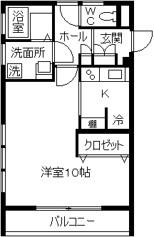 ラ・フォーレ大倉山参番館の間取り