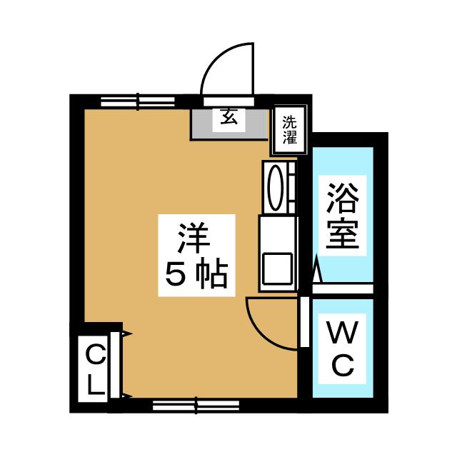 東京都目黒区目黒本町５（マンション）の賃貸物件の間取り