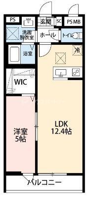 リーブルファイン蒲生駅の間取り