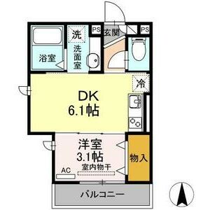 D-room kumeの間取り