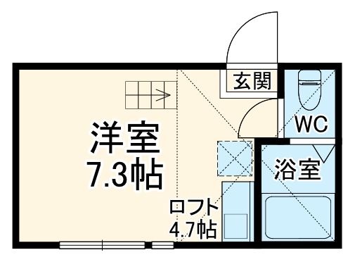 ユナイト根岸ジュテームの間取り