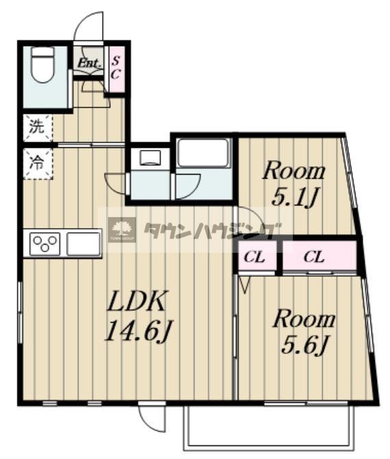 Grand Peak Waseda(グラン　ピーク　ワセダ)の間取り