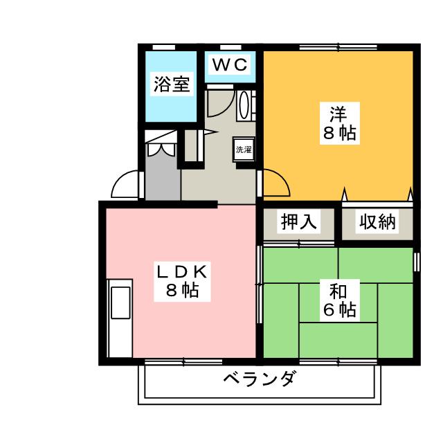 ホーメスト住吉桜の間取り