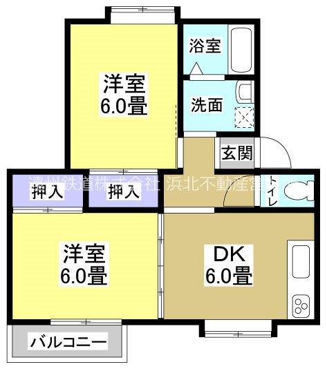 【サンハイツオロの間取り】