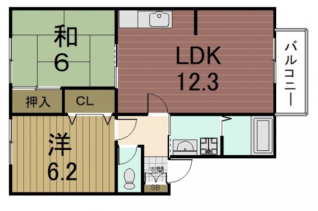 グレースコートファインの間取り