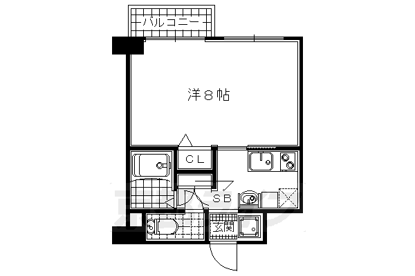 【宇治市広野町のマンションの間取り】