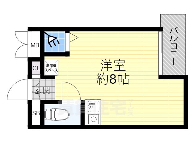 フリーディオ城垣の間取り