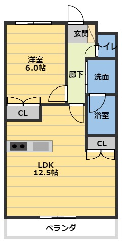 グローリア江戸橋の間取り