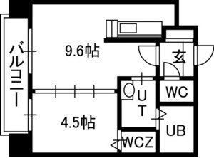 ＰＲＩＭＥ　ＵＲＢＡＮ北１１条の間取り